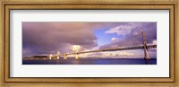 Framed Oakland Bay Bridge San Francisco California USA