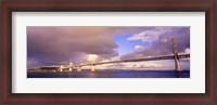 Framed Oakland Bay Bridge San Francisco California USA