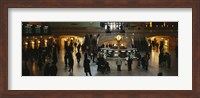 Framed High angle view of a group of people in a station, Grand Central Station, Manhattan, New York City, New York State, USA