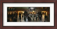 Framed High angle view of a group of people in a station, Grand Central Station, Manhattan, New York City, New York State, USA