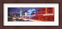 Framed Ocean Drive, Miami Beach, Miami, Florida, USA