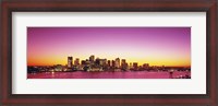 Framed Sunset, Boston, Massachusetts, USA