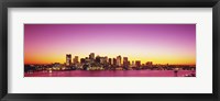 Framed Sunset, Boston, Massachusetts, USA