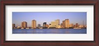 Framed Sunrise, Skyline, New Orleans, Louisiana, USA