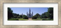 Framed St Louis Cathedral Jackson Square New Orleans LA USA