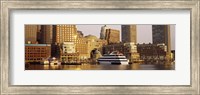 Framed Buildings at the waterfront, Boston, Massachusetts