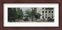 Framed Main Street Trolley Court Square Memphis TN