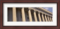 Framed Shelby County Courthouse columns Memphis TN USA