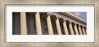 Framed Shelby County Courthouse columns Memphis TN USA