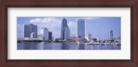 Framed Skyscrapers at the waterfront, Main Street Bridge, St. John's River, Jacksonville, Florida, USA