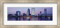 Framed Skyscrapers On The Waterfront, St. John's River, Jacksonville, Florida, USA