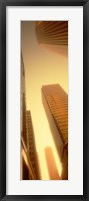 Framed Buildings in the Financial district, San Francisco, California