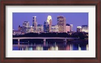 Framed Minneapolis at Night