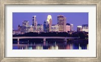 Framed Minneapolis at Night
