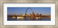 Framed St. Louis Skyline with arch
