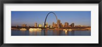 Framed St. Louis Skyline with arch