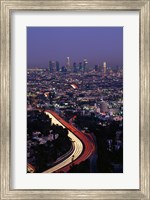Framed Hollywood Freeway Los Angeles CA