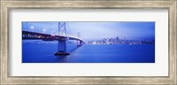 Framed Bay Bridge San Francisco CA