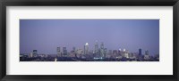 Framed Philadelphia Skyline from a Distance