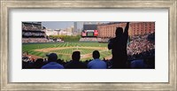 Framed Baseball Game Baltimore Maryland