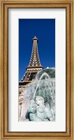 Framed Fountain Eiffel Tower Las Vegas NV