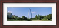 Framed Low angle view of a monument, St. Louis, Missouri, USA