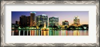 Framed Skyline At Dusk, Orlando, Florida, USA