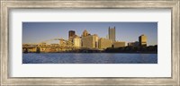 Framed Buildings and Bridge in Pittsburgh, Pennsylvania