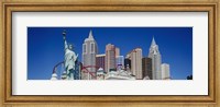 Framed Low angle view of skyscrapers, New York New York, Las Vegas, Nevada, USA
