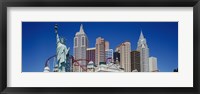 Framed Low angle view of skyscrapers, New York New York, Las Vegas, Nevada, USA
