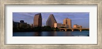 Framed Bridge over a river, Congress Avenue Bridge, Austin, Texas, USA