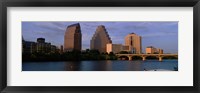 Framed Bridge over a river, Congress Avenue Bridge, Austin, Texas, USA