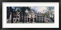 Framed Facade of a building, Texas State History Museum, Austin, Texas, USA