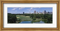 Framed Great Lawn, Central Park, Manhattan, NYC, New York City, New York State, USA