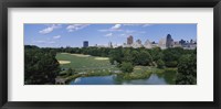 Framed Great Lawn, Central Park, Manhattan, NYC, New York City, New York State, USA