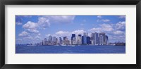 Framed Skyscrapers on the waterfront, Manhattan