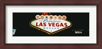 Framed Las Vegas neon sign, Nevada