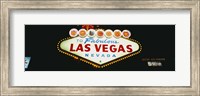 Framed Las Vegas neon sign, Nevada