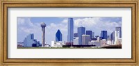 Framed Dallas, Texas Skyline (day)