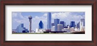 Framed Dallas, Texas Skyline (day)