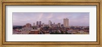 Framed Skyscrapers in a city, Fort Worth, Texas, USA