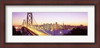 Framed San Francisco Skyline with Golden Gate Bridge