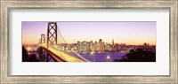 Framed San Francisco Skyline with Golden Gate Bridge