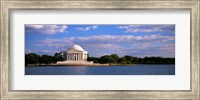 Framed Jefferson Memorial on the Waterfront, Washington DC