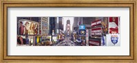 Framed Dusk, Times Square, NYC, New York City, New York State, USA