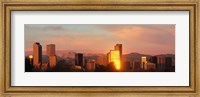 Framed Denver skyline