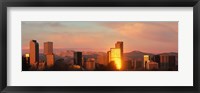 Framed Denver skyline