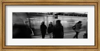Framed Subway, Station, NYC, New York City, New York State, USA