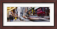 Framed Traffic on the street, 42nd Street, Manhattan, New York City, New York State, USA