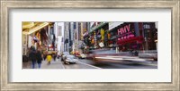 Framed Traffic on the street, 42nd Street, Manhattan, New York City, New York State, USA